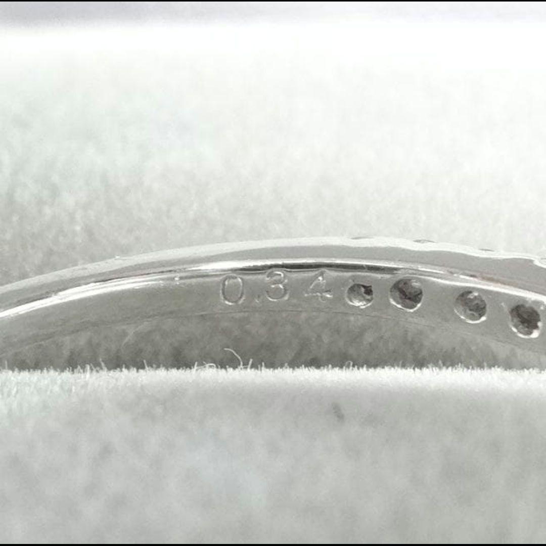 エタニティ V字 プラチナダイヤモンド リング