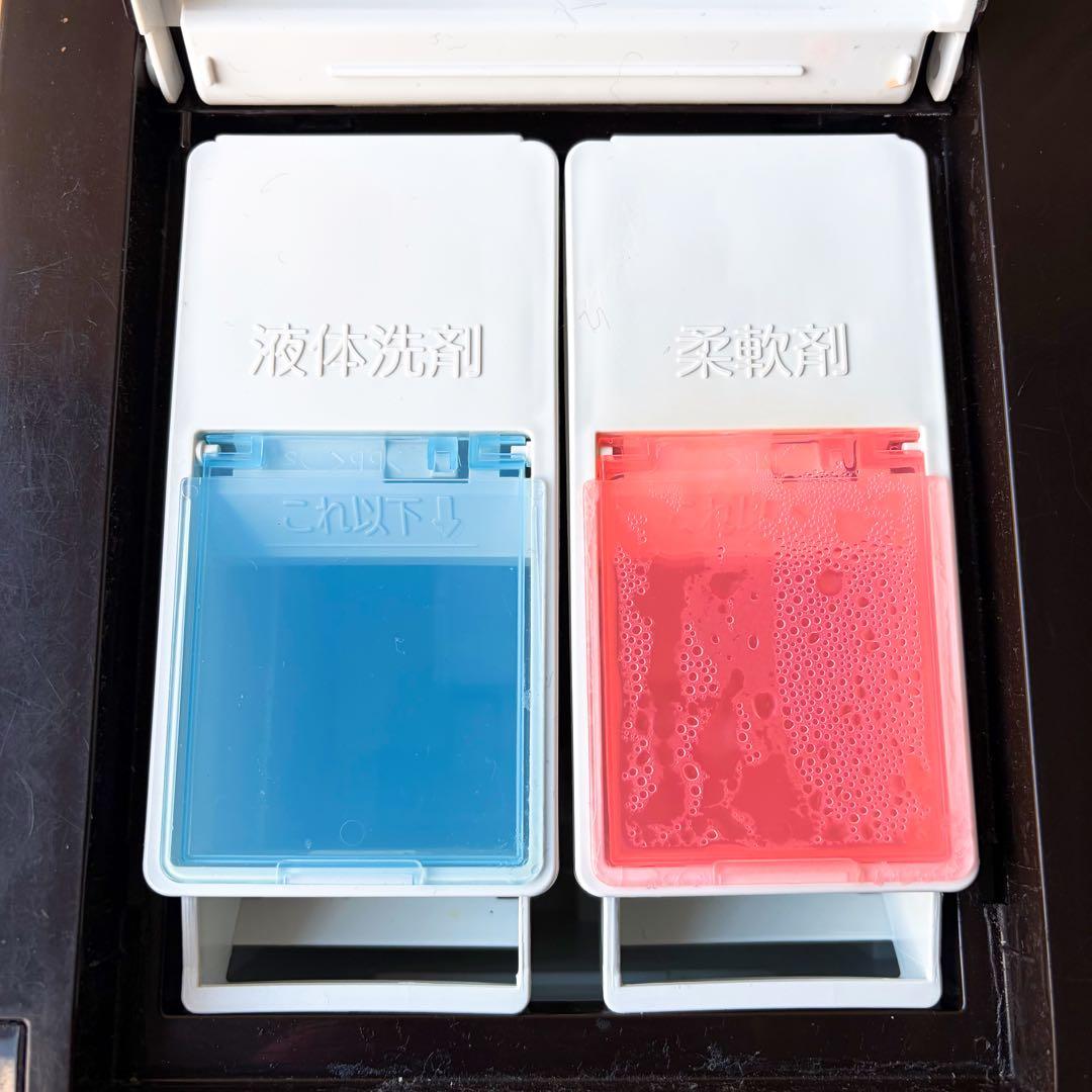 運搬取付無料！グレインブラウン純正TOSHIBA大容量パワフル洗濯乾燥機！完動品