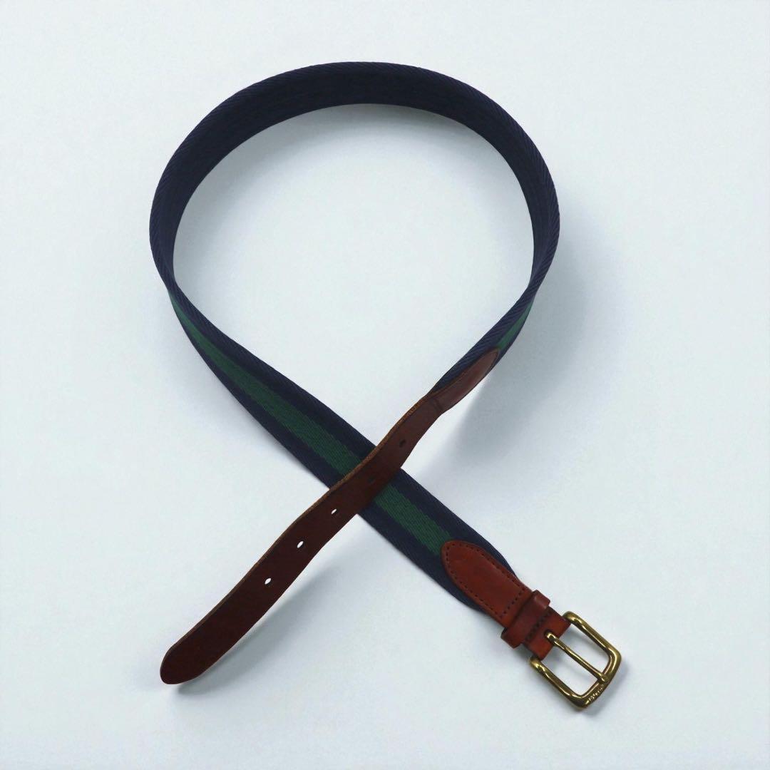 Polo Ralph Lauren ウェブベルト ネイビー コットン キャンバス