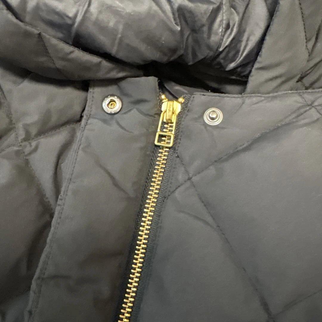 TAION UNFILO コラボ ブラック キルティングダウンジャケット L