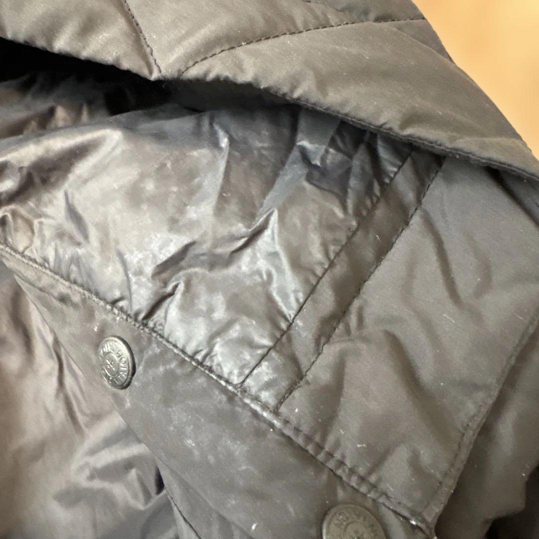 TAION UNFILO コラボ ブラック キルティングダウンジャケット L