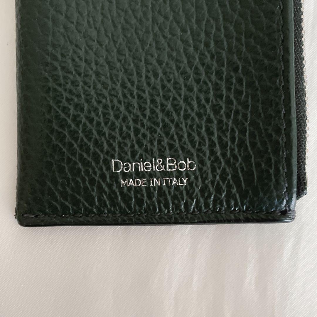 ダニエル&ボブ　Daniel&Bob レザー　ネックウォレット　ダークグリーン