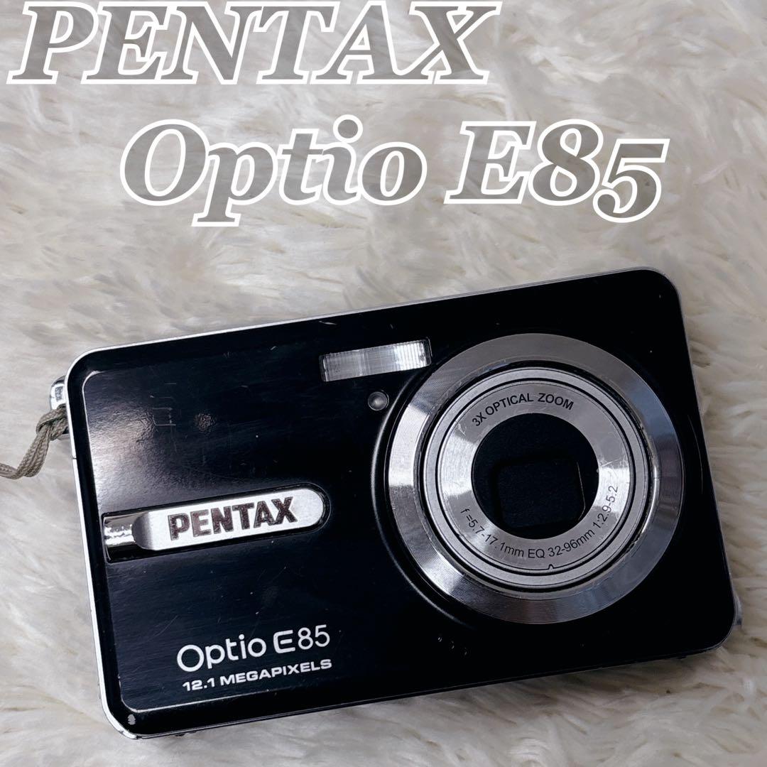 オールドコンデジPENTAX Optio E85 コンデジ デジカメ 動作確認◯