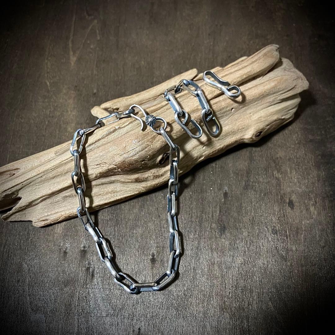 16様　オーダー品　ナバホチェーン　ブレスレット　延長パーツ　フック