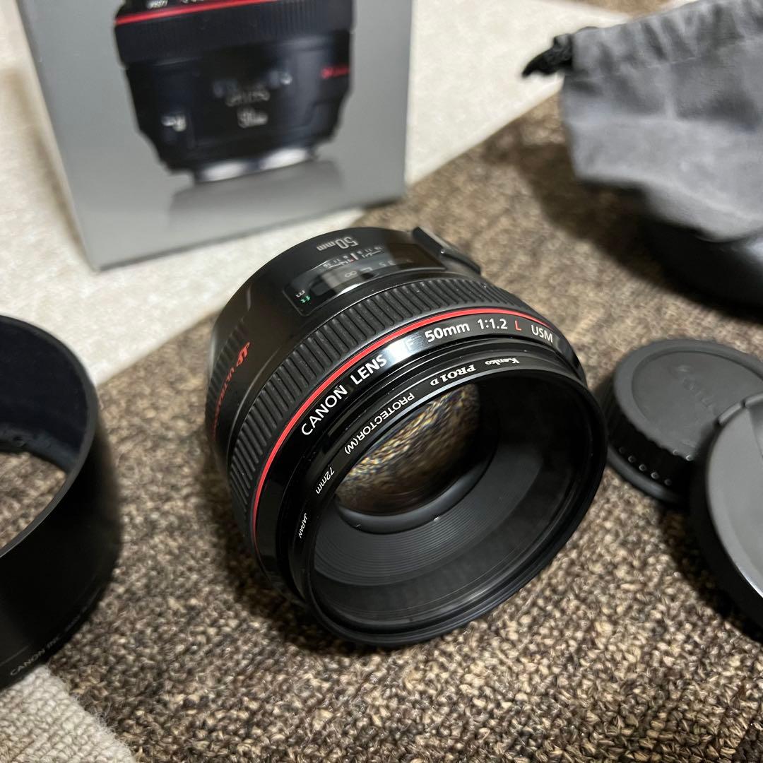 ほぼ新品 キヤノン Canon EF50mm F1.2L USM