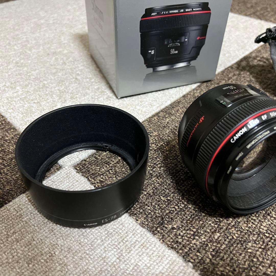 ほぼ新品 キヤノン Canon EF50mm F1.2L USM