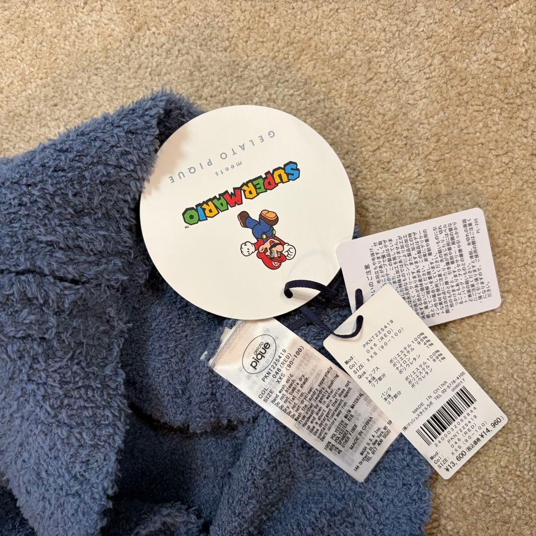 ジェラピケ　マリオ　セットアップ　xxs 90-100