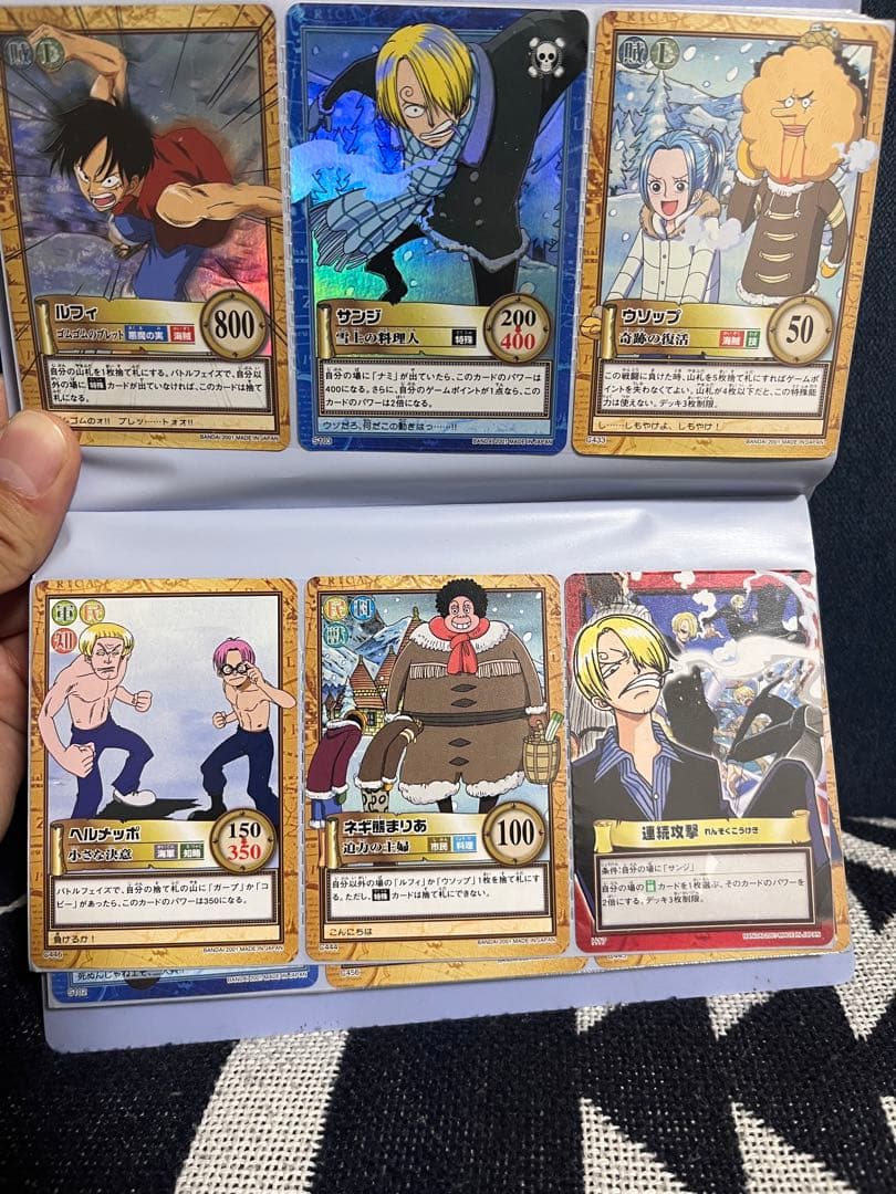 カードダス　初期　ワンピース トレーディングカードセット
