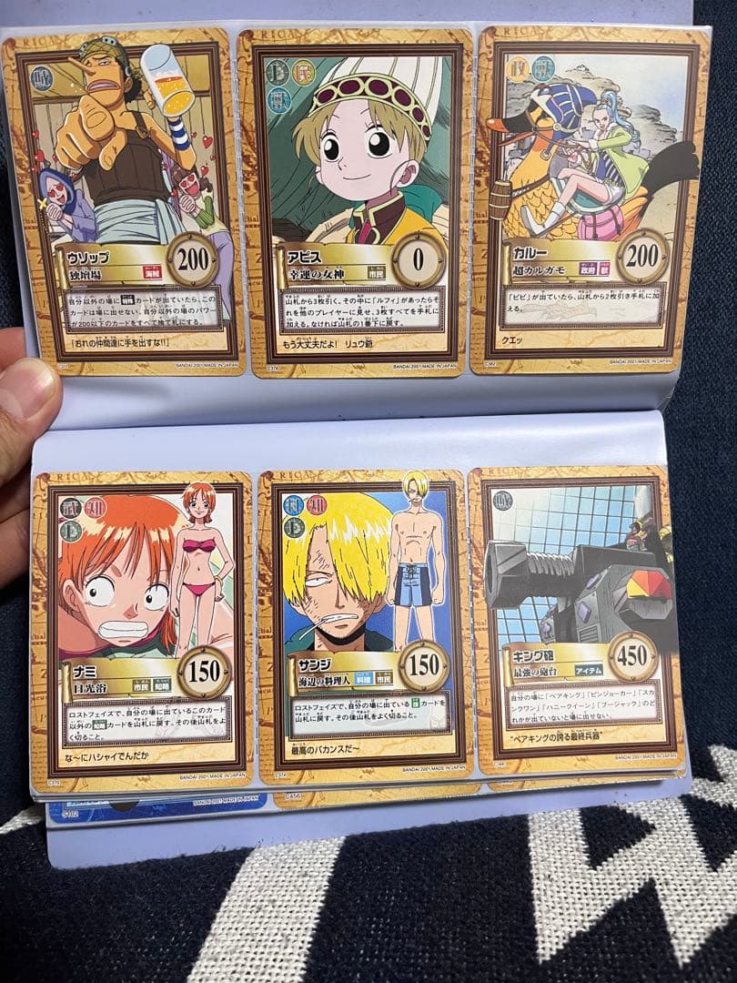 カードダス　初期　ワンピース トレーディングカードセット