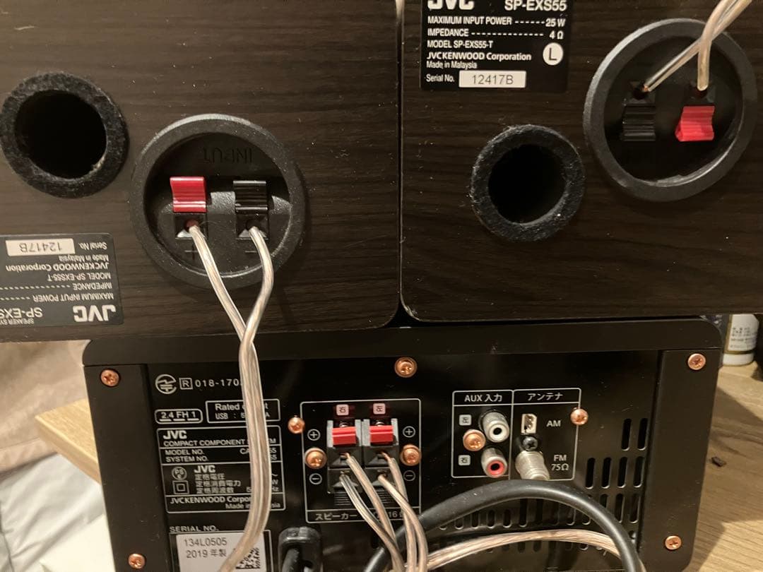 Victor JVCウッドコーンEX-S55 2019年製