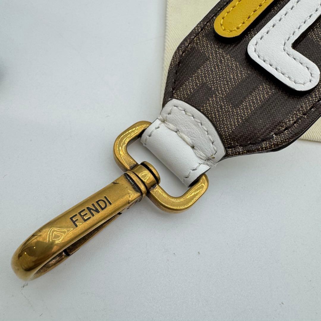 【保管袋付き】FENDI ストラップユー　FILA コラボ　レザー　ハンドル