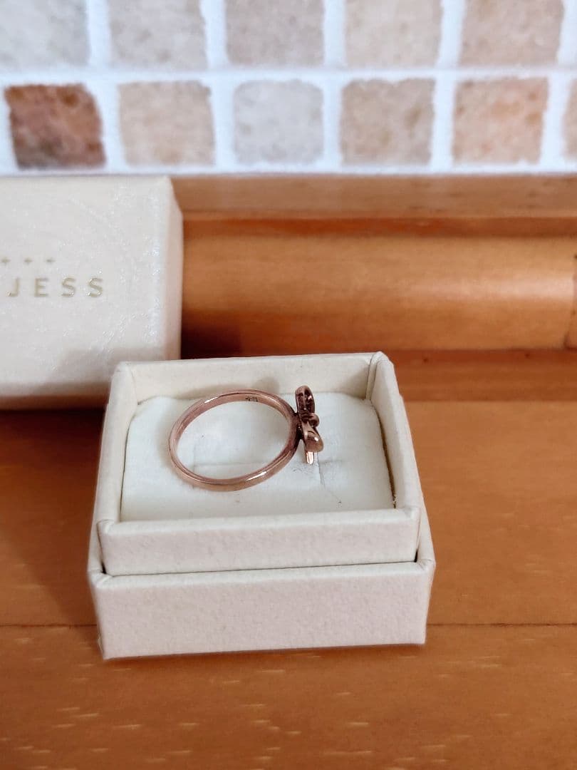 NOJESS ノジェス　K10 リング　リボンピンキーリング　1号