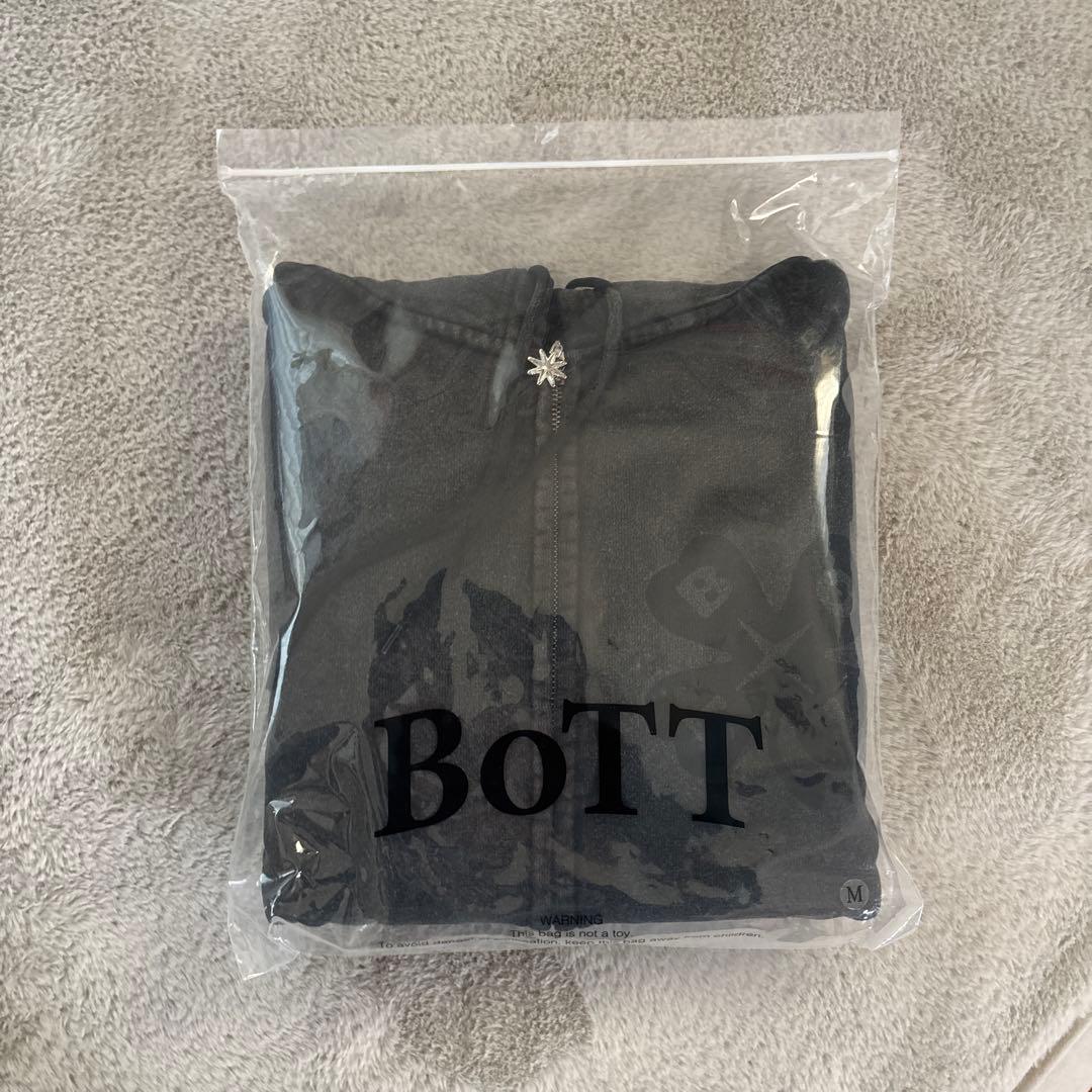 BoTT washed lucky logo zip hoodie Mサイズ