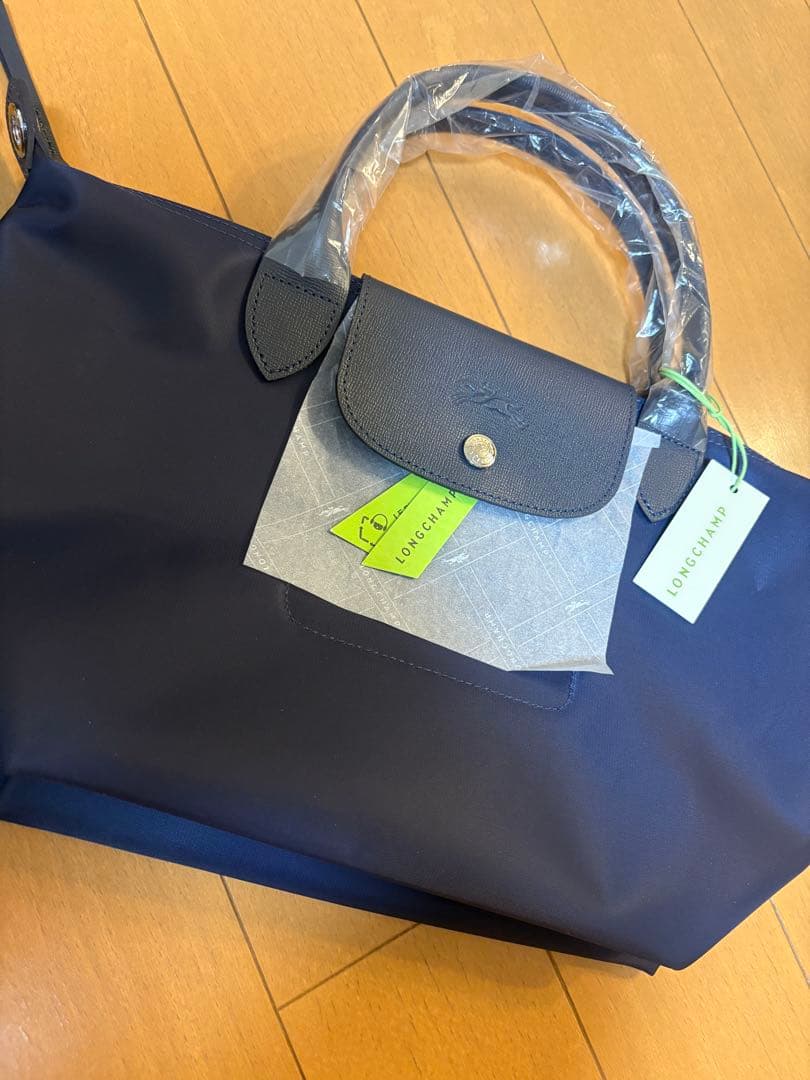 Longchamp プリアージュ トップハンドバッグ ネイビー