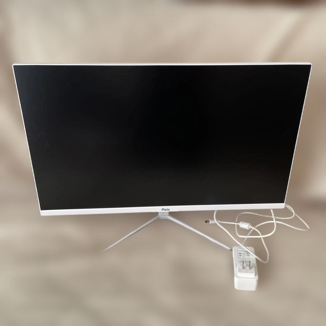 値段交渉可美品　ゲーミングモニター　Pixio PX248 White(白)本体