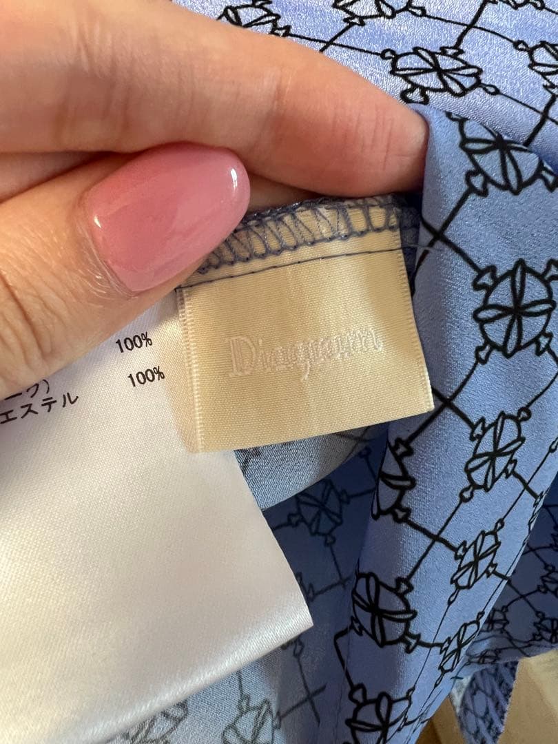 【試着のみ】キカチェックプリントドレス /GRACE CONTINENTAL