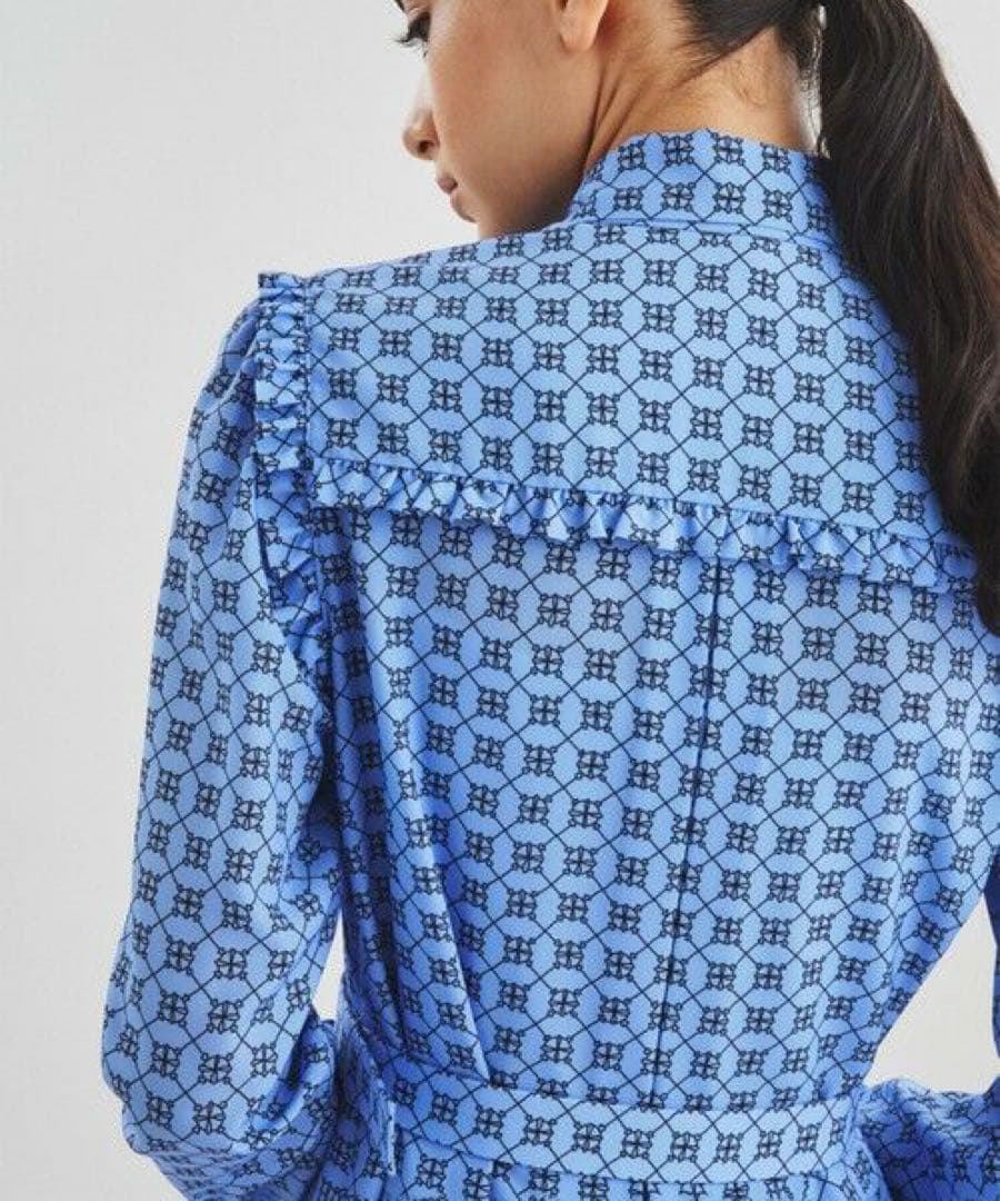 【試着のみ】キカチェックプリントドレス /GRACE CONTINENTAL