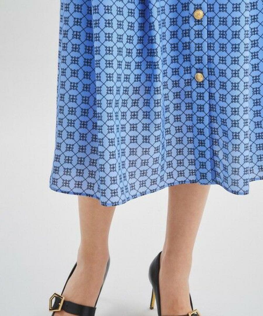 【試着のみ】キカチェックプリントドレス /GRACE CONTINENTAL