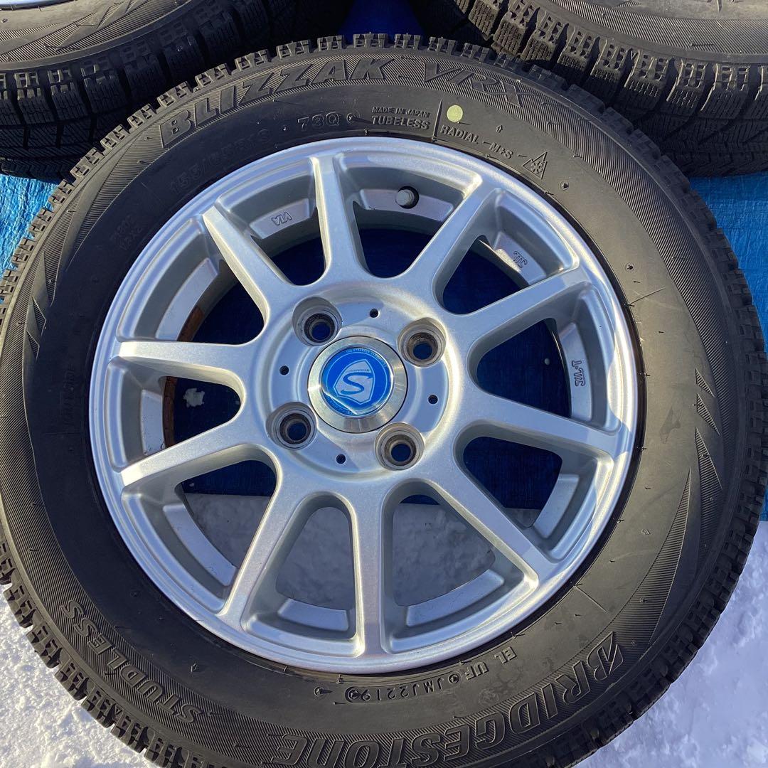 軽自動車用ブリザック155/65R13 ４本のうち２本❗️ やまゆたです‼️