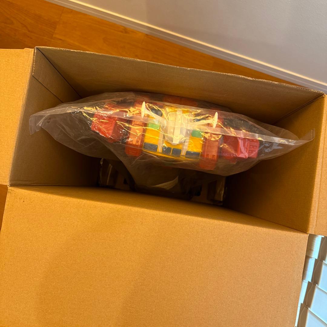 伝説巨神イデオン ジャンボソフビ フィギュア 本体美品 箱ダメージあり