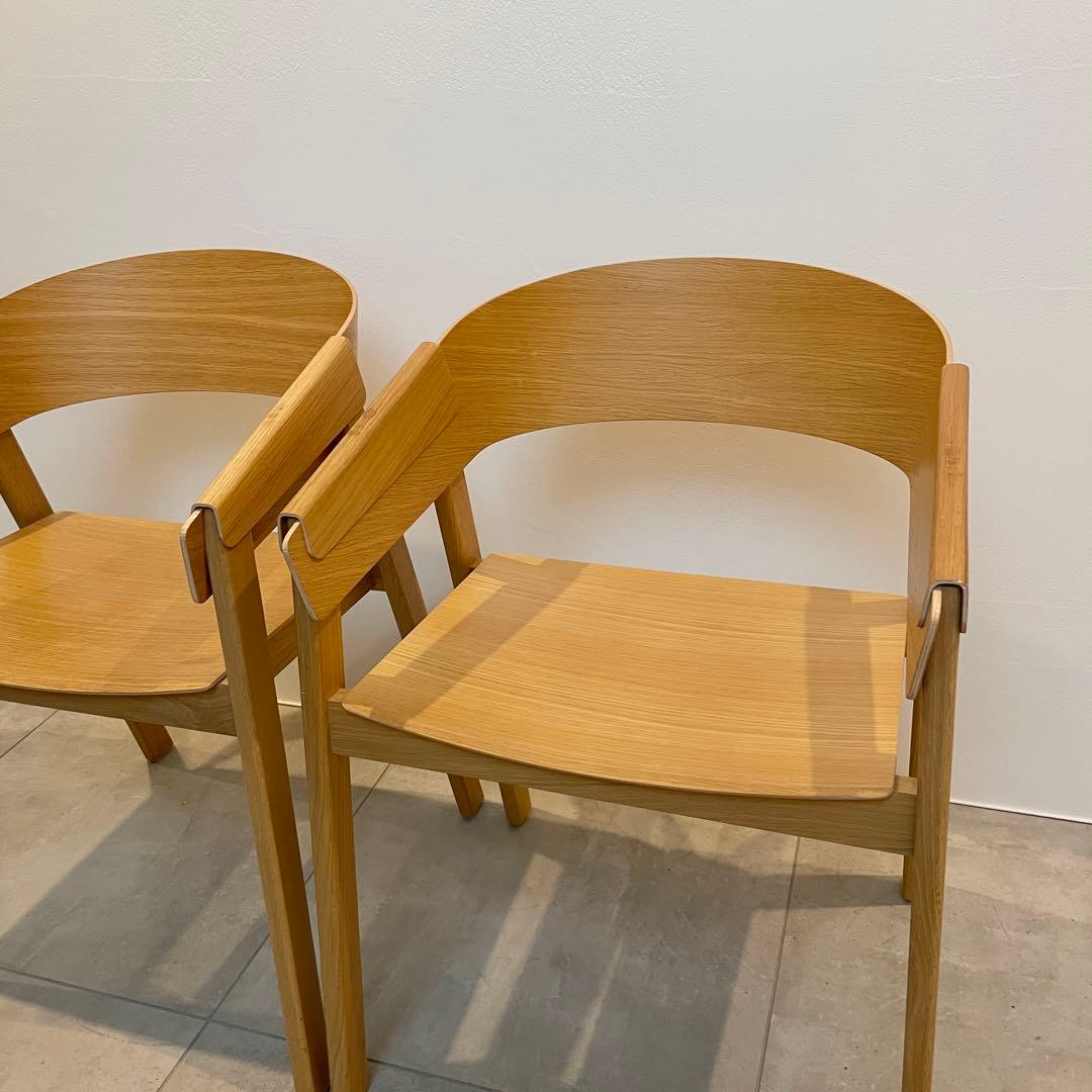 muuto ムート COVER ARMCHAIRウッド アームチェア 右側1脚