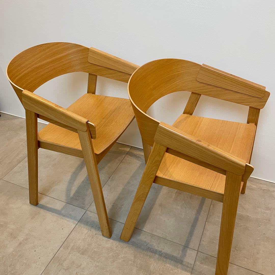 muuto ムート COVER ARMCHAIRウッド アームチェア 右側1脚