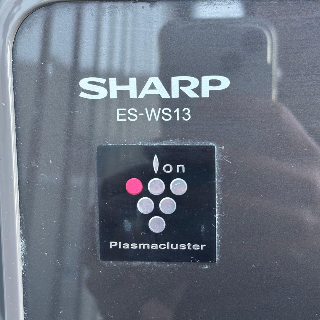 ωジャンク品 SHARP ドラム式電気洗濯乾燥機 ES-WS13-TL 2020