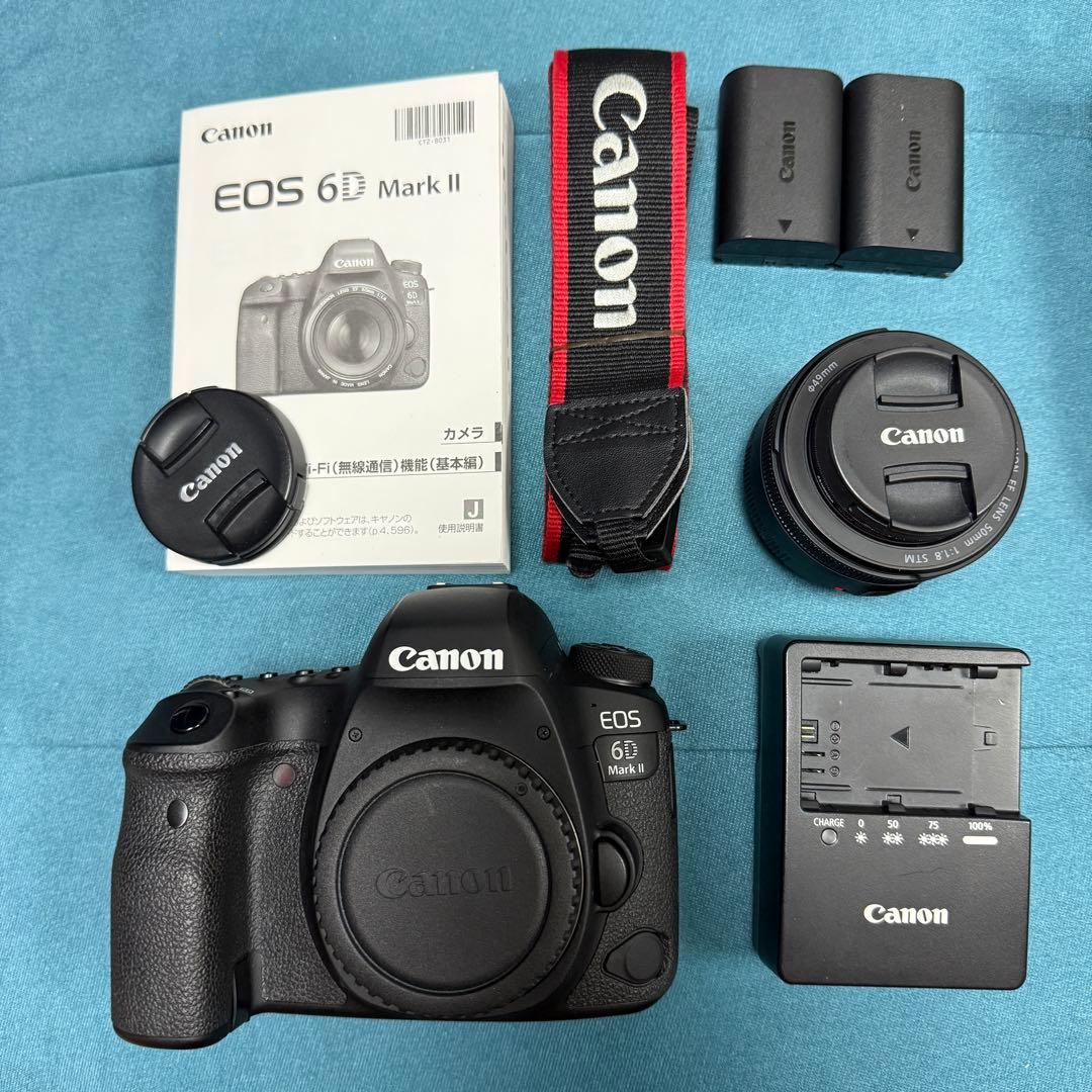 Canon EOS 6D Mark II、EF 50mm f1.8 stm