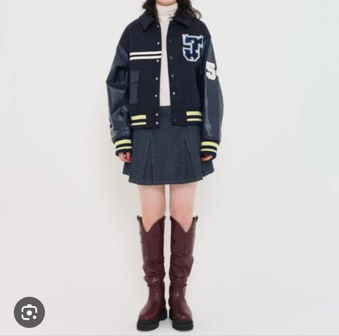 TINA: JOJUN スタジャン 54 ネイビー