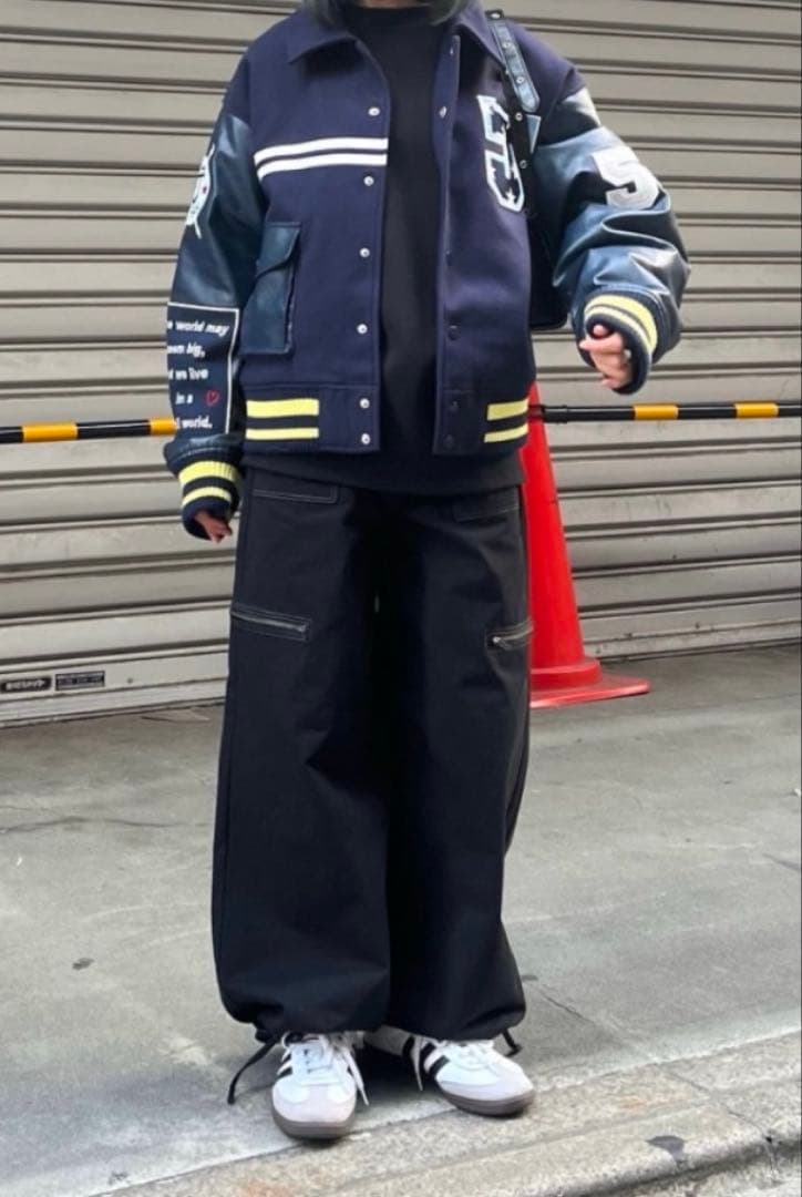 TINA: JOJUN スタジャン 54 ネイビー