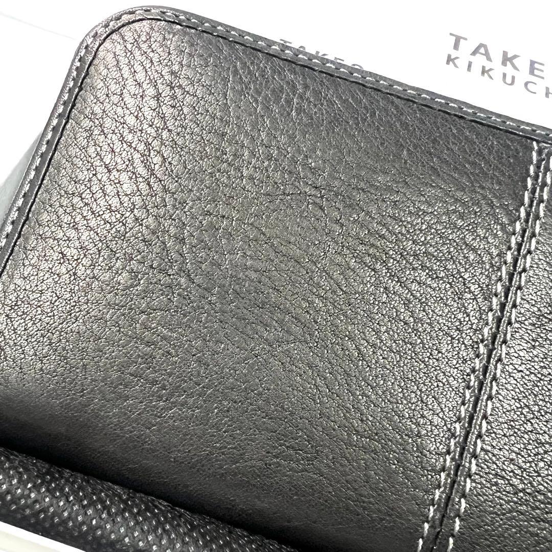 TAKEO KIKUCHI タケオキクチ ブラック 黒 長財布 A