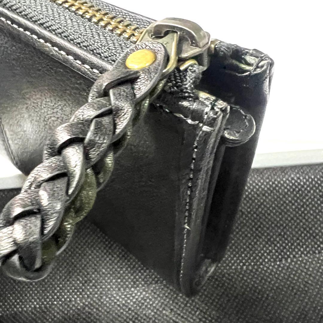 TAKEO KIKUCHI タケオキクチ ブラック 黒 長財布 A