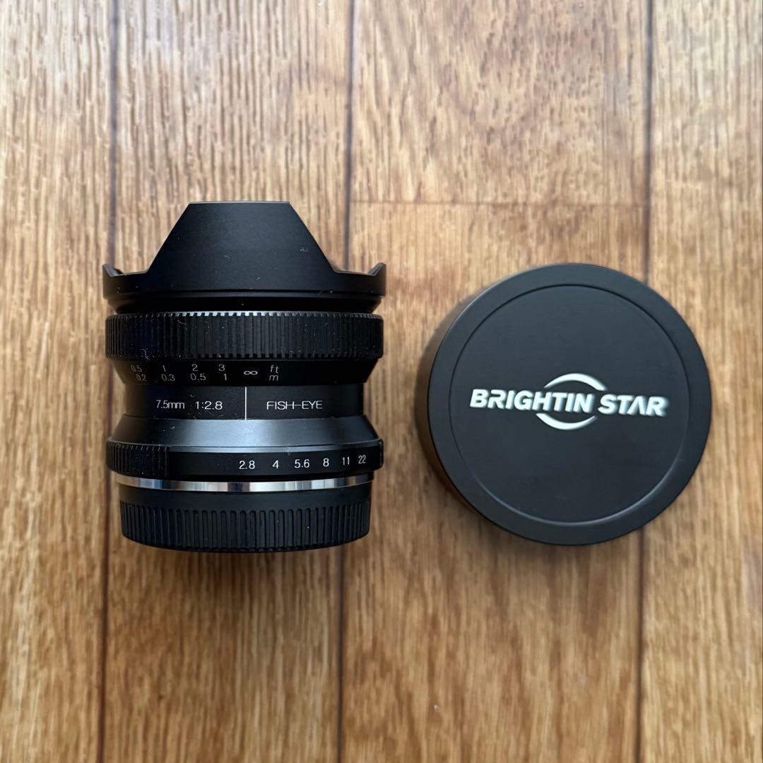 レンズ(単焦点) BrightinStar7.5mmF2.8Fish-eye m4/3