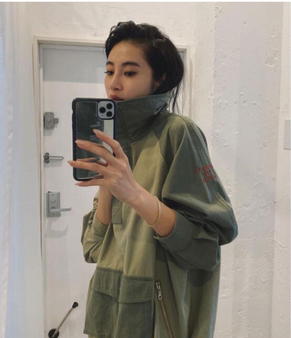 JUEMI ジュエミ プルオーバーアーミーブルゾン