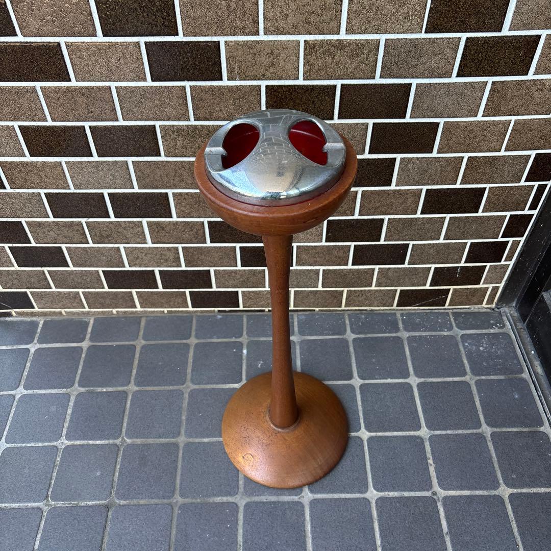 木製灰皿　スタンド灰皿　置き型灰皿