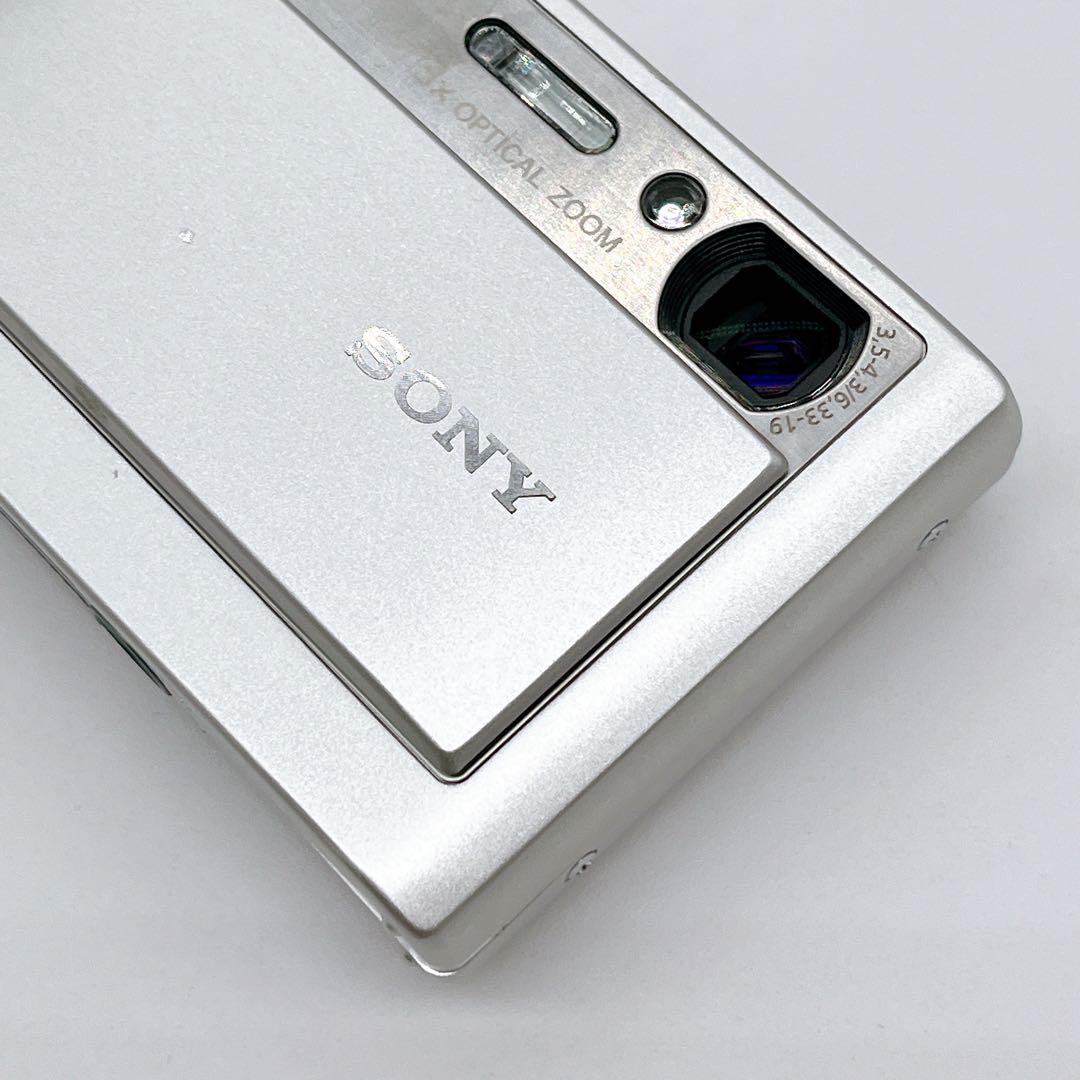 【希少】SONY サイバーショット DSC-T20 シルバー コンデジ オールド