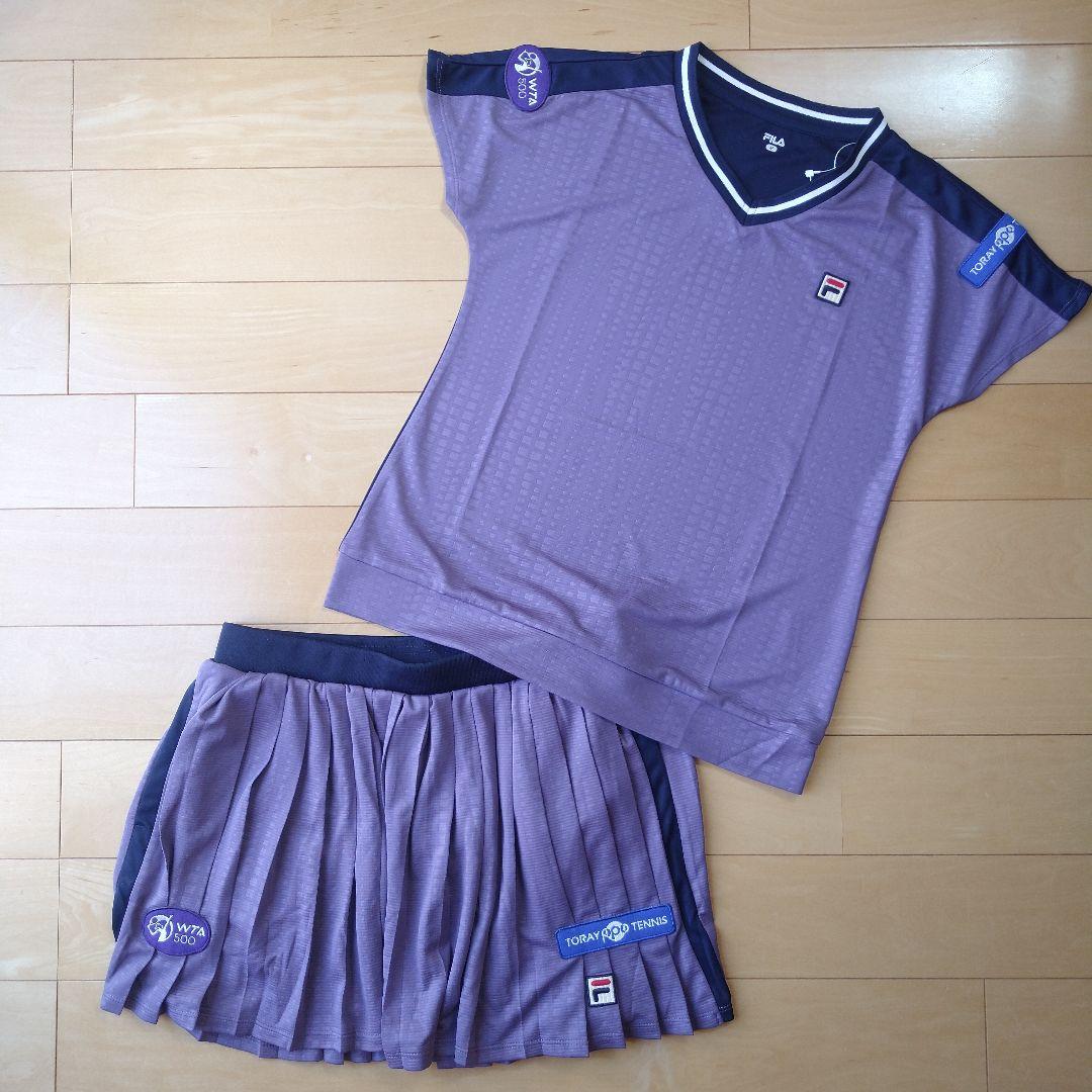 FILA テニスウェア パープル セット