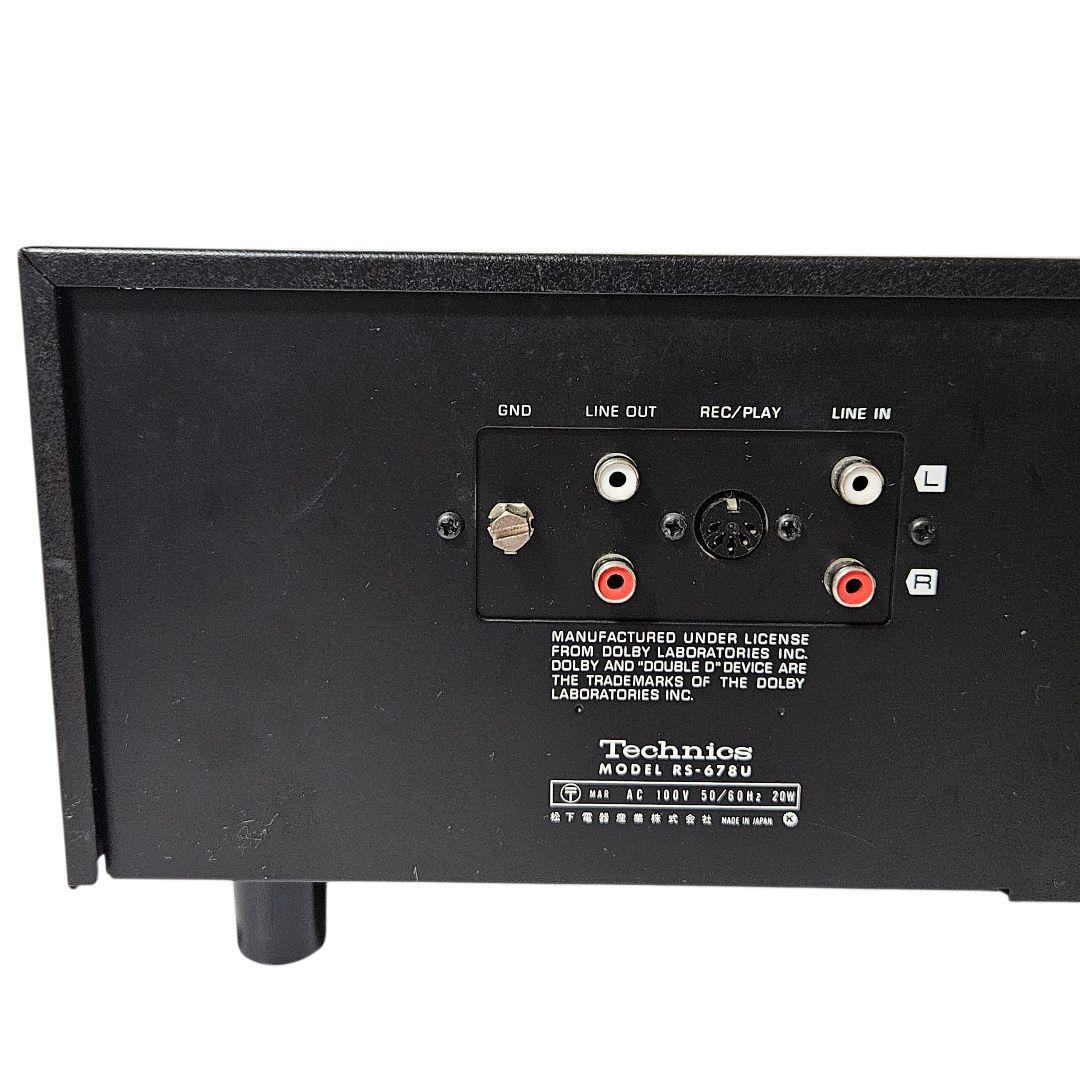 Technics テクニクス RS-678U ステレオカセットデッキ