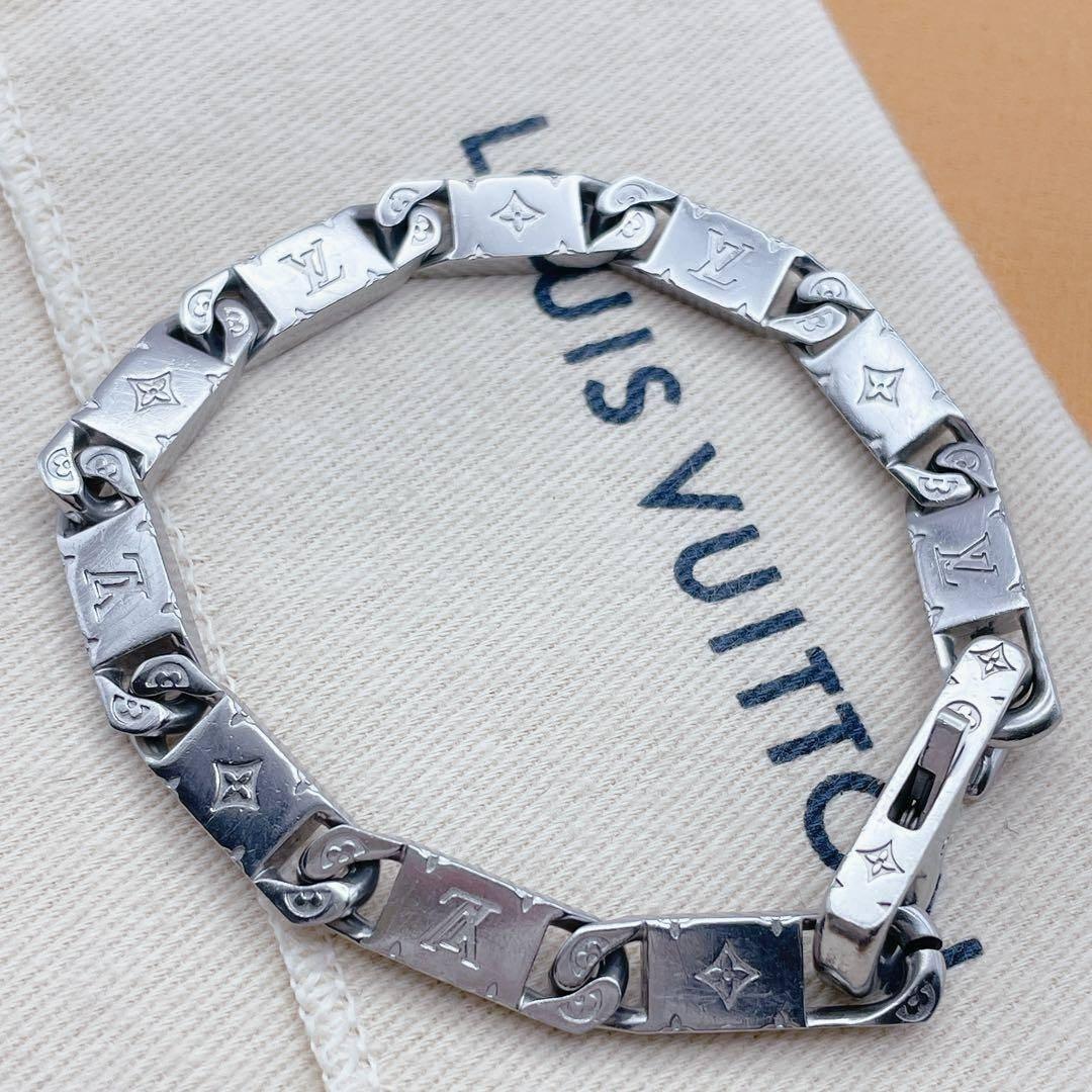 LOUIS VUITTON タイドアップ　ブレスレット　モノグラム　ブラスレ