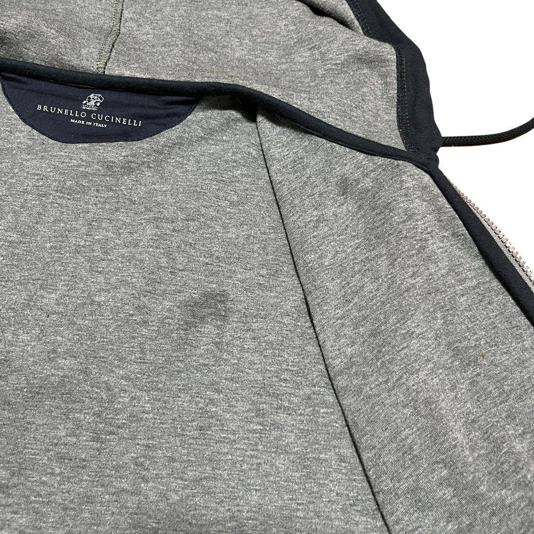 ブルネロクチネリ ノースリーブ ベスト パーカー M