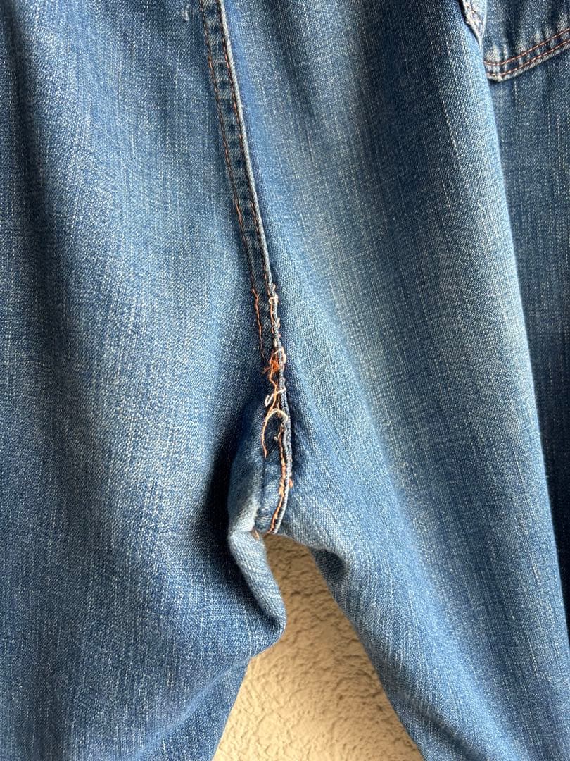 60s デニム ランチパンツ デニムパンツ ヴィンテージ 古着