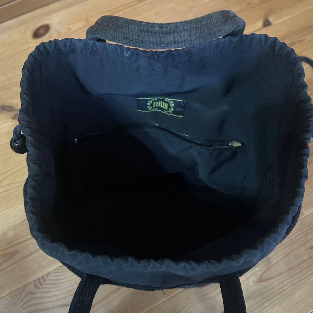 フェイラー2点 大きめ ハイジ柄 巾着型ハンドバッグ スマホショルダー斜めがけ