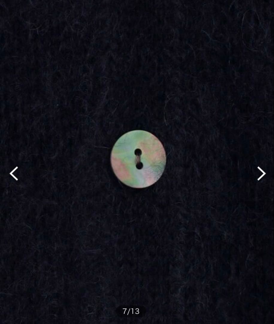 【ギャルリーヴィー】キッドモヘヤ Vネックカーディガン　日本製