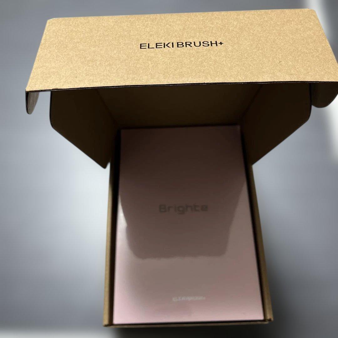 【新品未開封】ブライト エレキブラシ+　限定ピンク色