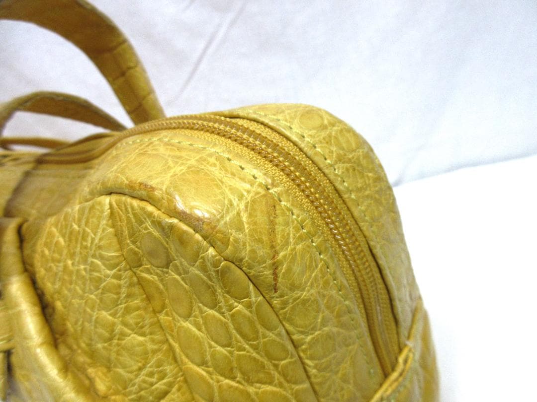 FERMODA　クロコダイル レザー　イタリア製　 ボストンバッグ　未使用品