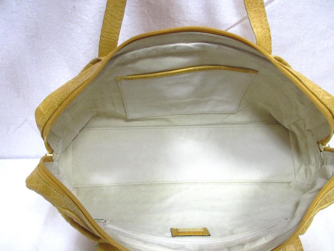 FERMODA　クロコダイル レザー　イタリア製　 ボストンバッグ　未使用品