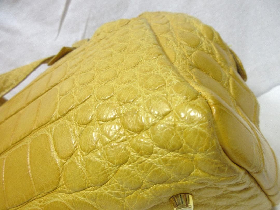 FERMODA　クロコダイル レザー　イタリア製　 ボストンバッグ　未使用品