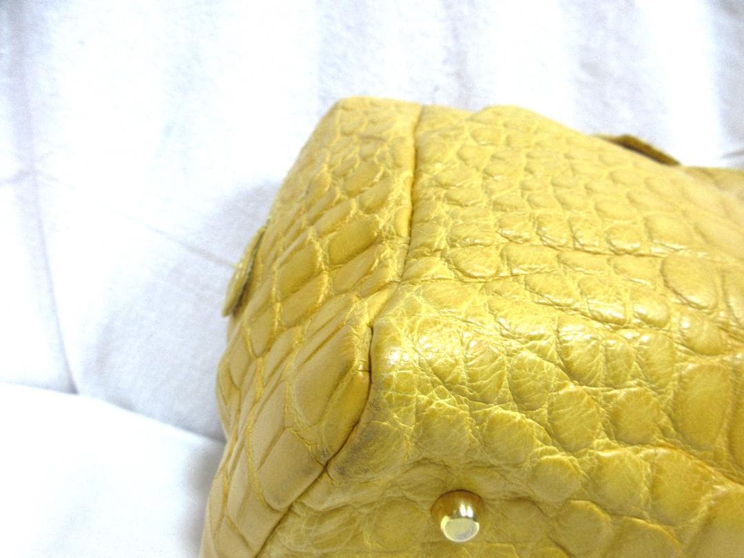 FERMODA　クロコダイル レザー　イタリア製　 ボストンバッグ　未使用品