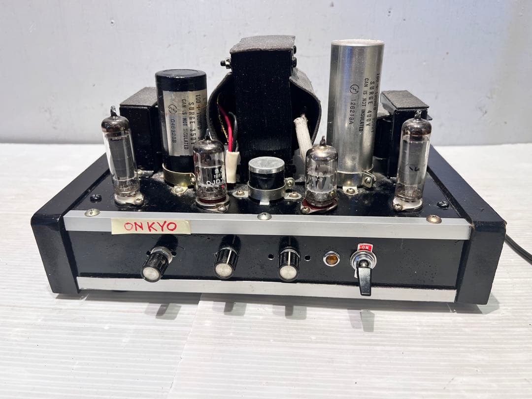 真空管アンプ　オーディオ機器　希少価値　通電確認済み　ONKYO？　早い者勝ち