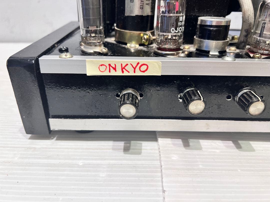 真空管アンプ　オーディオ機器　希少価値　通電確認済み　ONKYO？　早い者勝ち